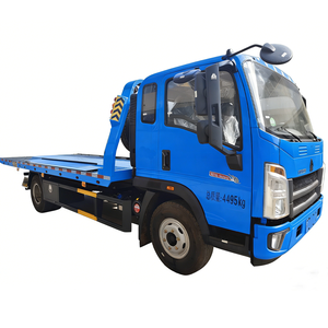 Camion de remorquage léger Howo à plateau plat 6 tonnes 180 ch, camion de remorquage chinois, <span class=keywords><strong>transport</strong></span> de voitures, dépanneuse, camions de remorquage à vendre - Product Image 1