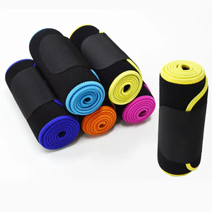 Venta al por mayor <span class=keywords><strong>Rap</strong></span> cintura entrenador personalizado sudor banda Logo Danas construir en colores neutros vendedores faja con correa trasera - Product Image 2