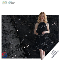 Tissu en nylon ripstop léger tendance 2025, polyester, broderie à paillettes