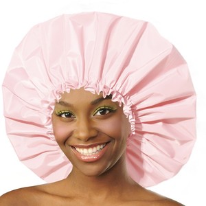 <span class=keywords><strong>Bonnet</strong></span> de douche pour <span class=keywords><strong>cheveux</strong></span> longs <span class=keywords><strong>afro</strong></span>, extra large, 40 cm, imperméable, noir, pour femmes adultes, quatre saisons, <span class=keywords><strong>en</strong></span> gros - Product Image 3