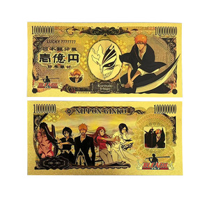 อะนิเมะแฟนตาซีโซลรีปเปอร์ธนบัตรฟอยล์สีทองการ์ดที่ระลึกของขวัญสะสม - Product Image 3