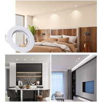 Spot LED encastré orientable TOSEO 90W, moderne, pour plafond, avec douilles GU10 3W, 5W, 7W