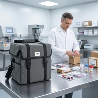 Sac à dos isotherme NERA H pour la livraison de médicaments sur le dernier kilomètre, chaîne du froid, ergonomique, avec capteur de température en temps réel en option, pour la livraison de produits pharmaceutiques spécialisés