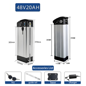 Batterie au lithium personnalisée 48V 10AH pour vélos électriques, batterie au lithium 48V, batterie de vélo électrique amovible - Product Image 4