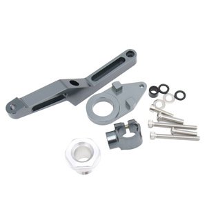 Kit <span class=keywords><strong>de</strong></span> soporte <span class=keywords><strong>de</strong></span> montaje <span class=keywords><strong>de</strong></span> <span class=keywords><strong>amortiguador</strong></span> <span class=keywords><strong>de</strong></span> dirección estabilizador <span class=keywords><strong>de</strong></span> motocicleta para Kawasaki 2009-2022 Ninja 2013/ABS ZX636 <span class=keywords><strong>ZX6R</strong></span> - Product Image 2