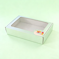 Boîte en carton ondulé personnalisée avec logo, écologique, recyclable, biodégradable, réutilisable, en forme d'avion, avec fentes, gaufrage éponge