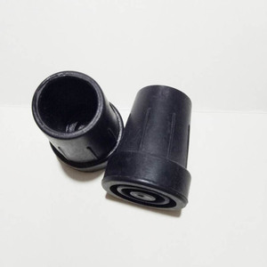 Embouts antidérapants en caoutchouc pour cannes, 4.1x3.1x2, noirs, pour remplacement des pieds de canne, résistants à l'usure, pour usage extérieur - Product Image 1