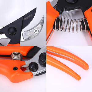 Pruning Shears Bypass Type 20-30 Mm Stainless Steel Orange Handle Lightweight Gardening Tool - Product Image 3