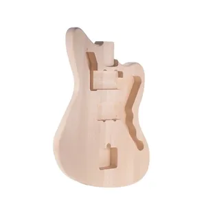 DIY电吉他未完成的身体桶空白椴木更换零件吉他