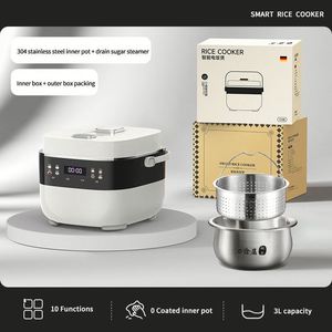 Cuisinière électrique automatique multifonction pour la maison et la cuisine, 3 litres, écran tactile, cuiseur à riz faible en sucre - Product Image 5