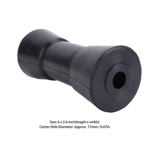 Rouleau de quille marine de 6 pouces rouleau de <span class=keywords><strong>remorque</strong></span> de <span class=keywords><strong>bateau</strong></span> noir PU robuste pour <span class=keywords><strong>remorque</strong></span> de <span class=keywords><strong>bateau</strong></span> - Product Image 2
