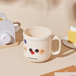 Cartoon Mouthwash Cup 547ml Milky White Thickened Non Slip For Students And Dormitories - Product Image 4