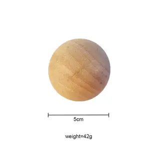 أفضل بيع الهوكي الكرة الخشبية الطبيعية تحاكي كرة عفريت الثلج الوزن الهوكي الكرة الخشبية الطبيعية