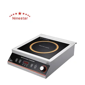 Supplier Chinese Factory Knob Control Commercial Induction Cooktop 3.5KW