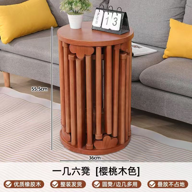 [Seis hojas apiladas] Color madera de cerezo