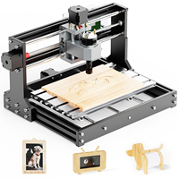TWOTREES MINI 3018 Cnc T8 Vis Moteur pas à pas Machine de découpe laser Machine de fraisage CNC pour le bois pour petits métaux