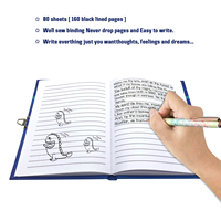 Journal intime pour garçons avec cadenas, 160 pages lignées, journal secret pour enfants, cadeau pour garçons