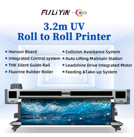 Printer Inkjet UV Roll-to-Roll Format Lebar 3.2M untuk Pencetakan I3200 Direct Spray Flex Banner, Soft PVC, Light Box, dan Kain