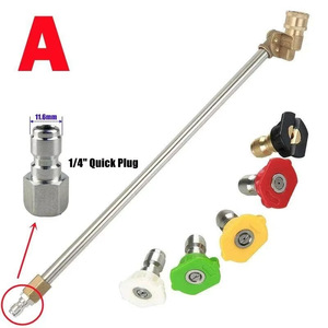 Tige d'extension pour pistolet à eau haute pression compatible avec les buses <span class=keywords><strong>de</strong></span> <span class=keywords><strong>lavage</strong></span> auto <span class=keywords><strong>Karcher</strong></span>, accessoires pour nettoyeur haute pression - Product Image 4