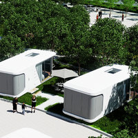 Hotel Cápsula Espacial Modular de Acero de Montaje Rápido, Resistente al Viento y al Agua, Directo de Fábrica, para Montaña, Playa, Resort y Camping