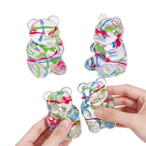 Ours en peluche souple à rebond lent, jouet sensoriel anti-stress, boîte cadeau colorée, vente en gros - Product Image 2