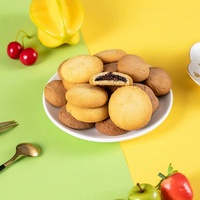 Biscuits mous remplis de centre de collations exotiques en gros avec diverses saveurs de Chine 105 g/boîte