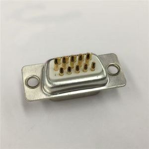 ขั้วต่อ D-SUB ตัวผู้กำลังสูง 11W1 แบบ R/A DIP พร้อมปลั๊ก 11W1 สำหรับเชื่อมต่อ PCB - Product Image 3