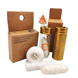 Biologisch Abbaubare Seiden-Zahnseide Zero Waste Hilo Dental Flosser mit Minzgeschmack - Product Image 1