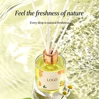 Diffuseur de parfum artisanal sans alcool de luxe 50 ml, bouteille en verre, écologique, parfum d'intérieur à base d'huiles essentielles, emballage élégant