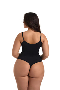New Women <b>Thong</b> Shapewear Bodysuits Plus Size Waist Trainer Open Crotch Shapewear Slimming Body Shaper - Product Image 3