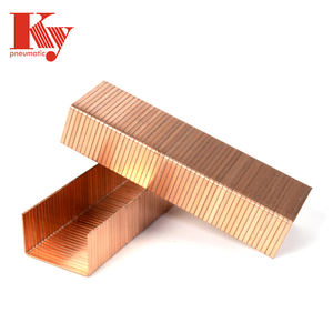 مسامير إغلاق على شكل حرف U مطلية بالنحاس سلسلة 35 3518 دبابيس إغلاق الكرتون لتغليف الصناديق - Product Image 5