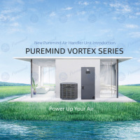 Kit de Unidad de Aire Acondicionado con Bomba de Calor OEM TCL 18 SEER, R32, 24000 BTU, Unidad Vertical, Ventilador DC, Control por Aplicación, Uso Doméstico, Comercial y Exterior