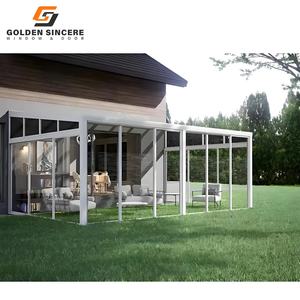 Véranda GS en verre intégral avec coupure thermique en aluminium pour un usage résidentiel moderne - Product Image 5