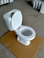 WC deux pièces à double chasse en porcelaine blanche, prix de gros, direct usine, pour l'Europe