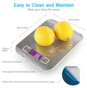 Balance de cuisine numérique électronique intelligente en acier inoxydable pour la maison, vente en gros - Product Image 3