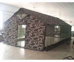 Carpa de Camping de Lona Tipo Safari Grande, Personalizada, de 5x10 Metros, con una Habitación, Diseño en A, Camuflaje, con Pared Lateral de Pantalla Grande, para las Cuatro Estaciones - Product Image 2