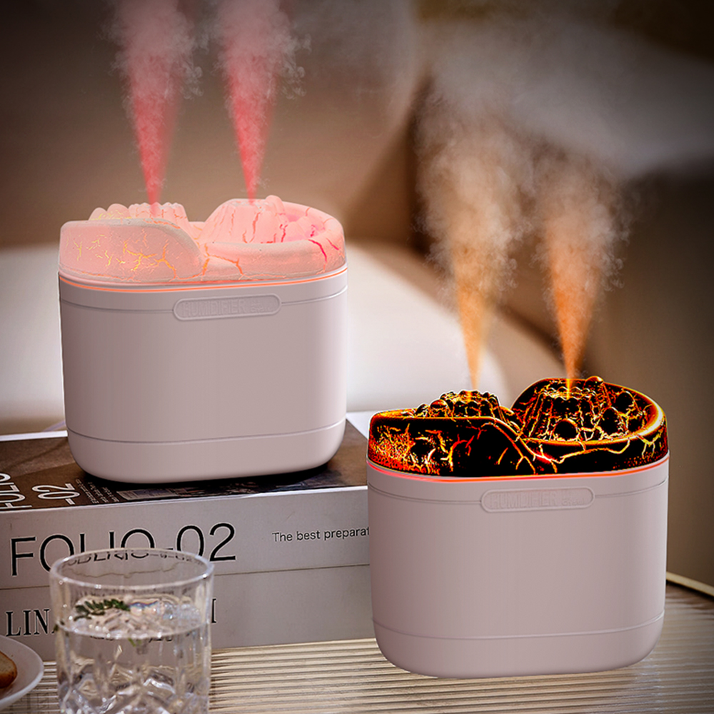 Wholesale 1200ml Smart Desktop Usb Ultrasonic Air Humidifier Cold Mist Humidifiers Lar Capacity Humidifier Quiet Less Noise