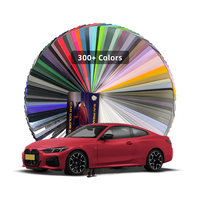 Film TPU PPF de couleur fluorescente, film vinyle pour voiture, enveloppe complète, design visible de nuit