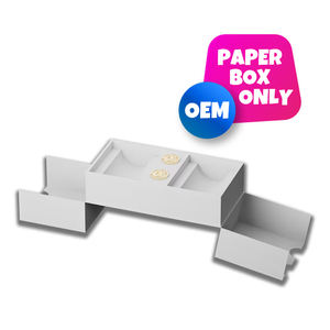 Boîte de soins de la peau personnalisée entièrement imprimée avec style de traction et insert pour sérum et crème - Product Image 1