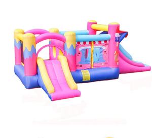 Castillo de salto inflable para niños de la marca Candy para fiestas Casa de rebote temática de helados a la venta para negocios - Product Image 4