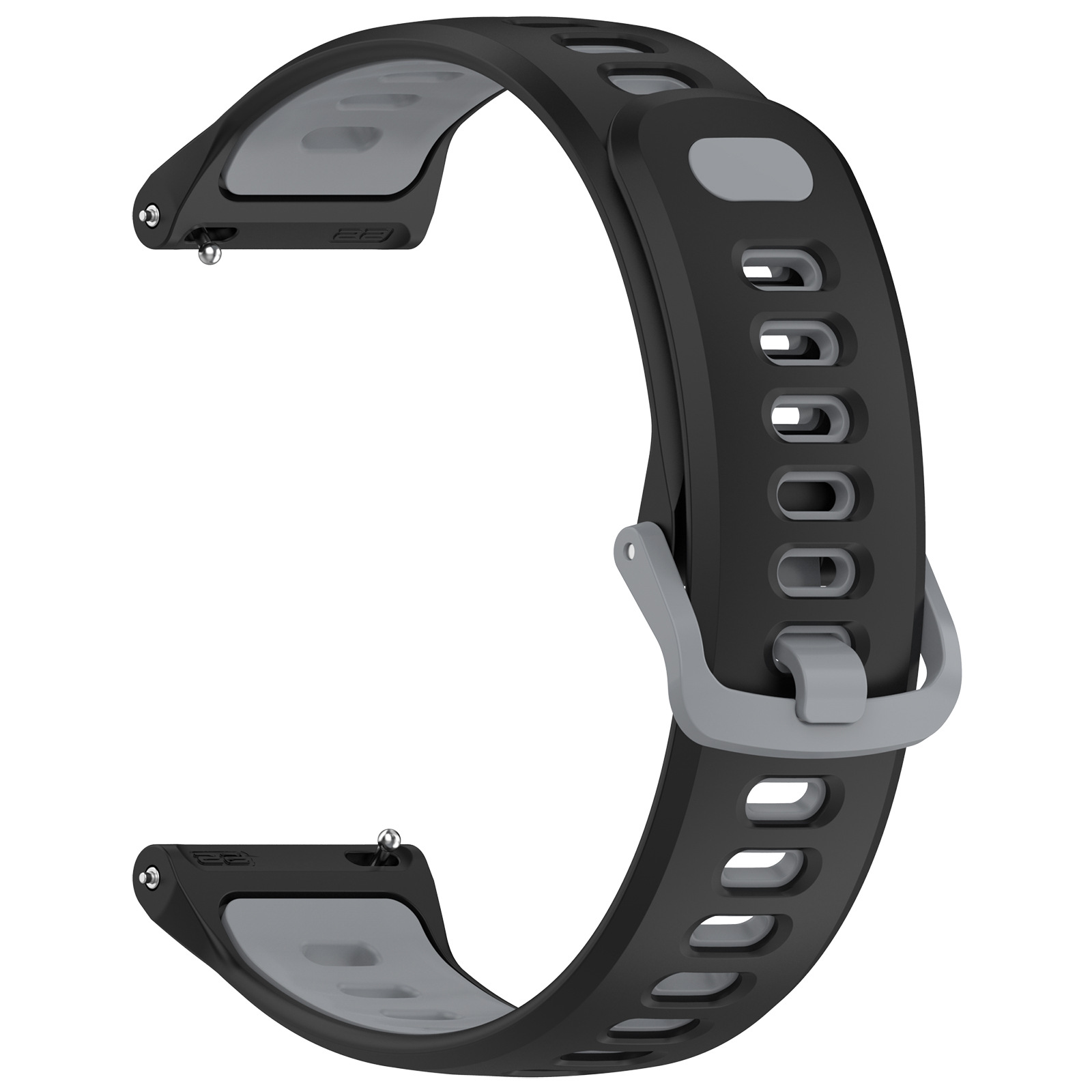 Black gray-rubber buckle