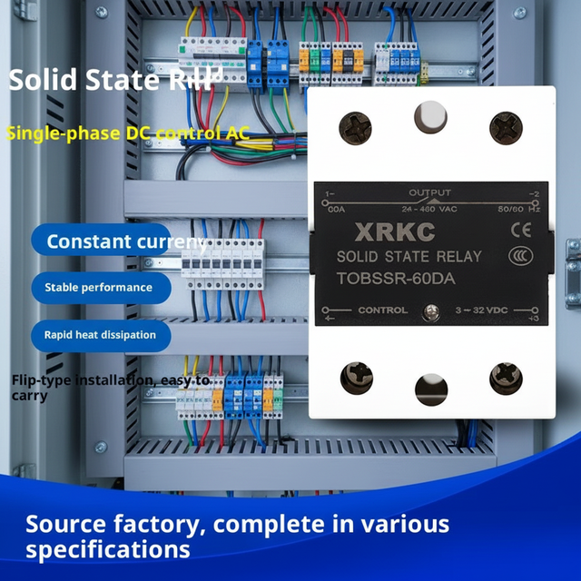 OEM SSR-25DA/40/60/80/100DA High Power Single-phase Solid-state Relay with Screw Terminal for Industrial Use