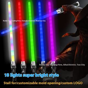 Épée <span class=keywords><strong>laser</strong></span> lumineuse télescopique en plastique modèle Clear Sea 555, jouet pour enfants, décorations de fête en plein air, vente chaude 1 - Product Image 3