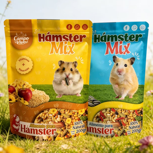 Bolsa de Mylar con Cierre Vertical y Superficie Mate de Aluminio, Impresión Personalizada para Alimentos para Mascotas - Product Image 3