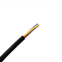 Cuivre nu DC CCA RVV RVVP Vct approbation CE fil électrique H03VV-F Flexible 3 noyaux 3x1.5mm2 contrôle câble d'alimentation industriel