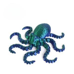 Internet-Famous 3D dicetak Model gurita kreatif simulasi Figurine baru aksesori lanskap Aksesori New York Times mainan