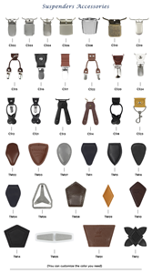 Personalizado de Lujo 5cm 4 Clips hombres <span class=keywords><strong>camisa</strong></span> Stay pantalones de cuero puro Clip-On <span class=keywords><strong>tirantes</strong></span> titular cinturón de aleación elástica correa ajustable <span class=keywords><strong>tirantes</strong></span> - Product Image 4