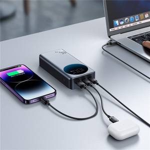 <span class=keywords><strong>JOYROOM</strong></span> JR-PBF04 <span class=keywords><strong>พา</strong></span><span class=keywords><strong>ว</strong></span><span class=keywords><strong>เวอร์</strong></span><span class=keywords><strong>แบงค์</strong></span>ชาร์จเร็<span class=keywords><strong>ว</strong></span> 65W ความจุ 20000mAh พร้อมหน้าจอดิจิตอล ที่ชาร์จแบตโทรศัพท์พร้อมสาย Type-C - Product Image 4