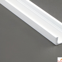 Profilé en aluminium extrudé LED LS-048, dissipateur de chaleur, éclairage linéaire pour projet, personnalisable, argent, blanc, noir, lampe, lumière