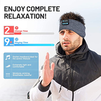 Écouteurs Bluetooth personnalisés pour le sport et la musique, avec bandeau doux pour le sommeil, certifiés CE FCC Rohs, pour le yoga et la course à pied